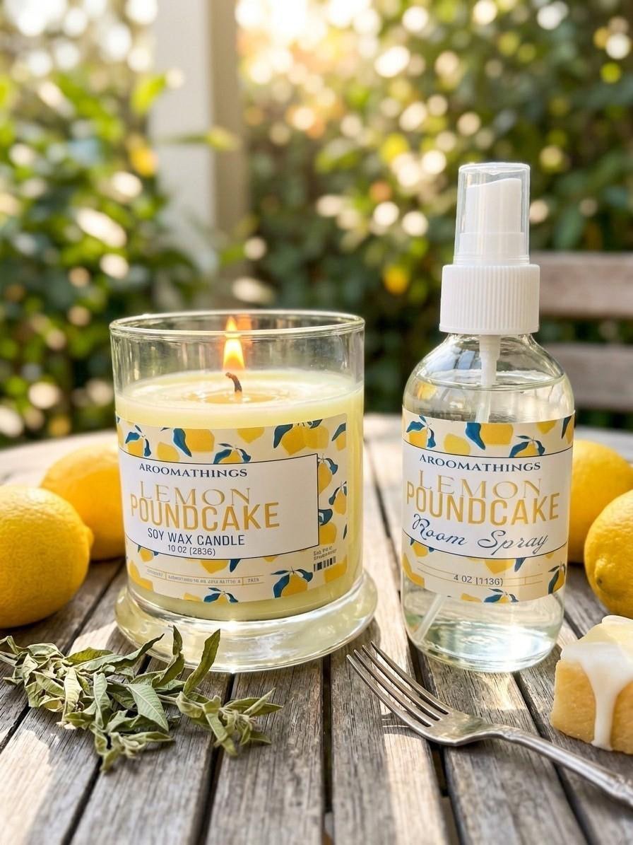 Lemon Poundcake cake Room spray