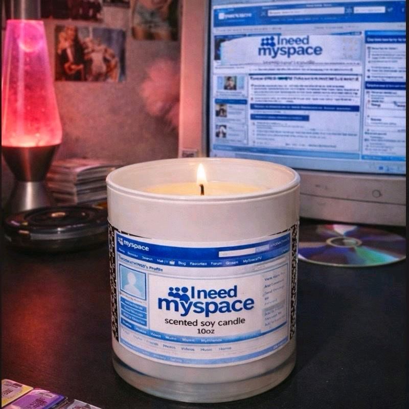 I Need MySpace Candle