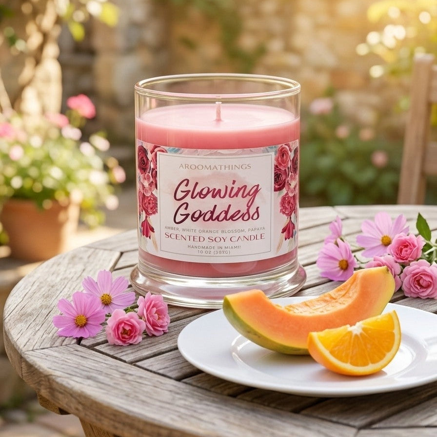 Glowing Goddess Candle