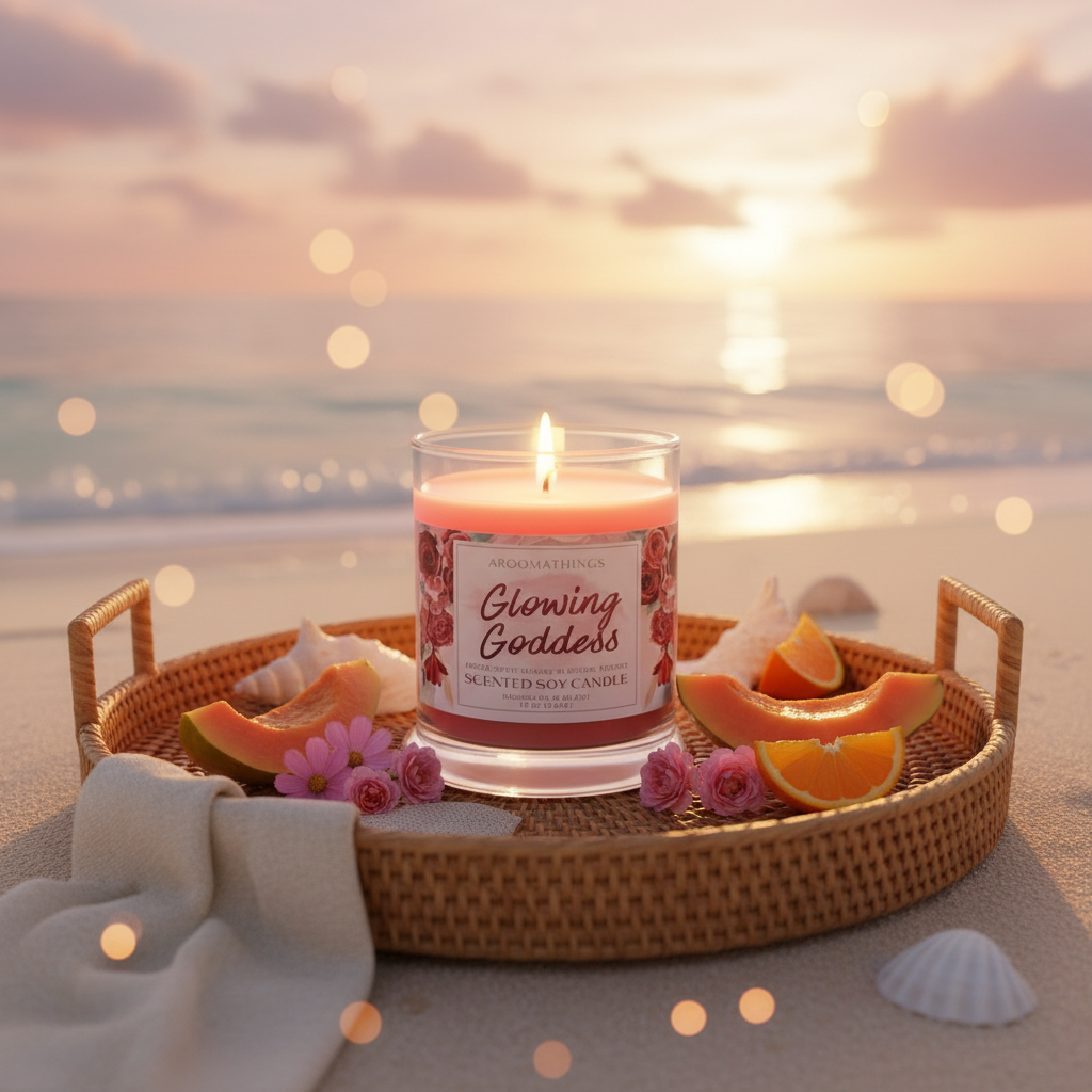 Glowing Goddess Candle